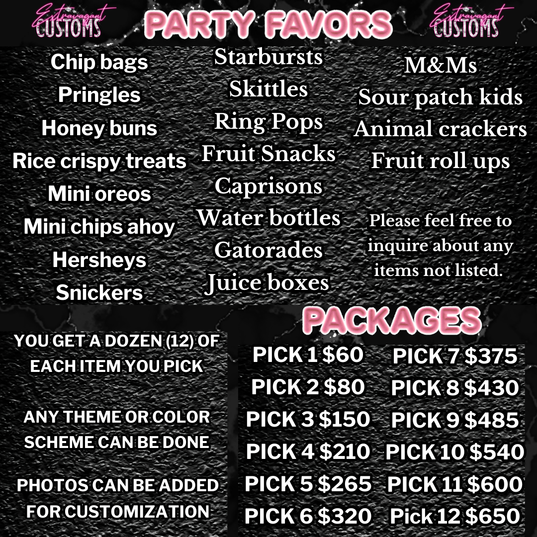 Kid party favors