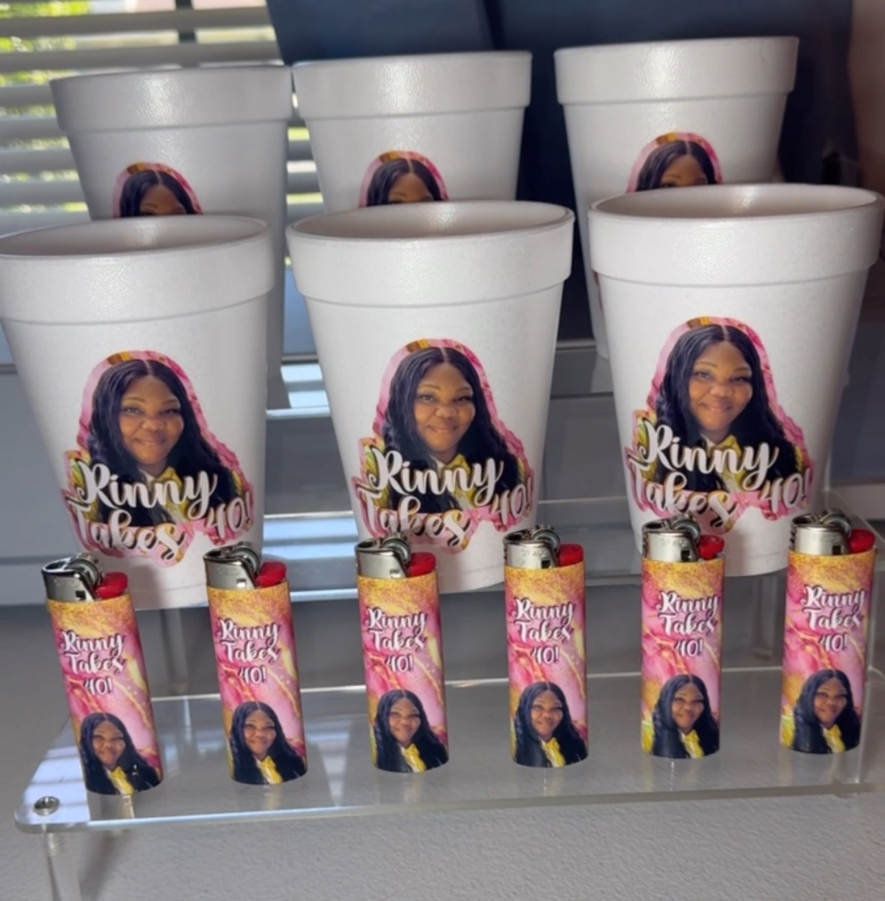 Custom styrofoam cups