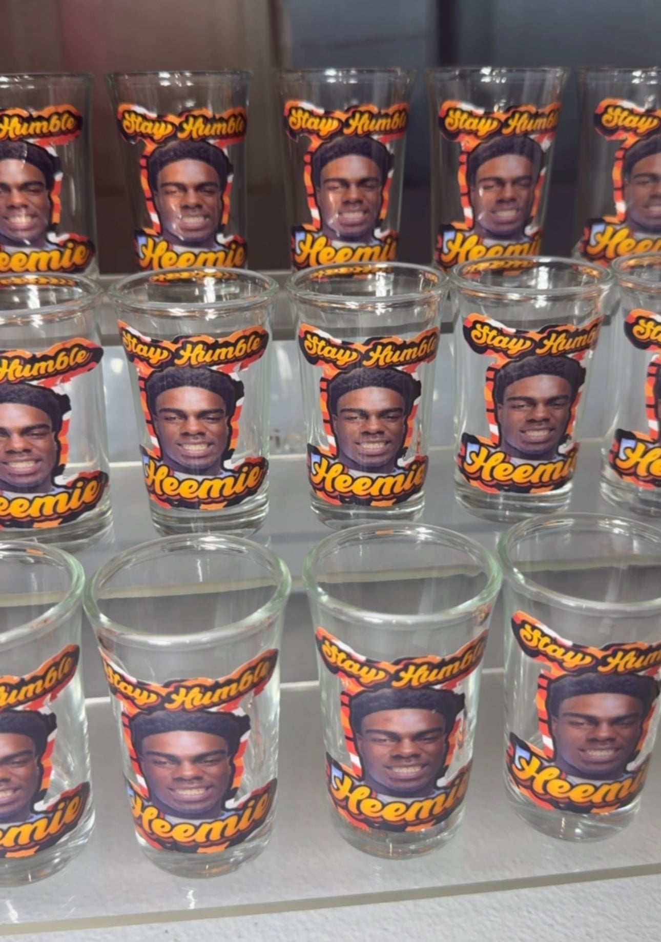 Custom shot glasses