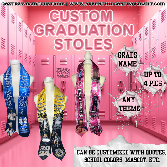 Custom Grad Stole