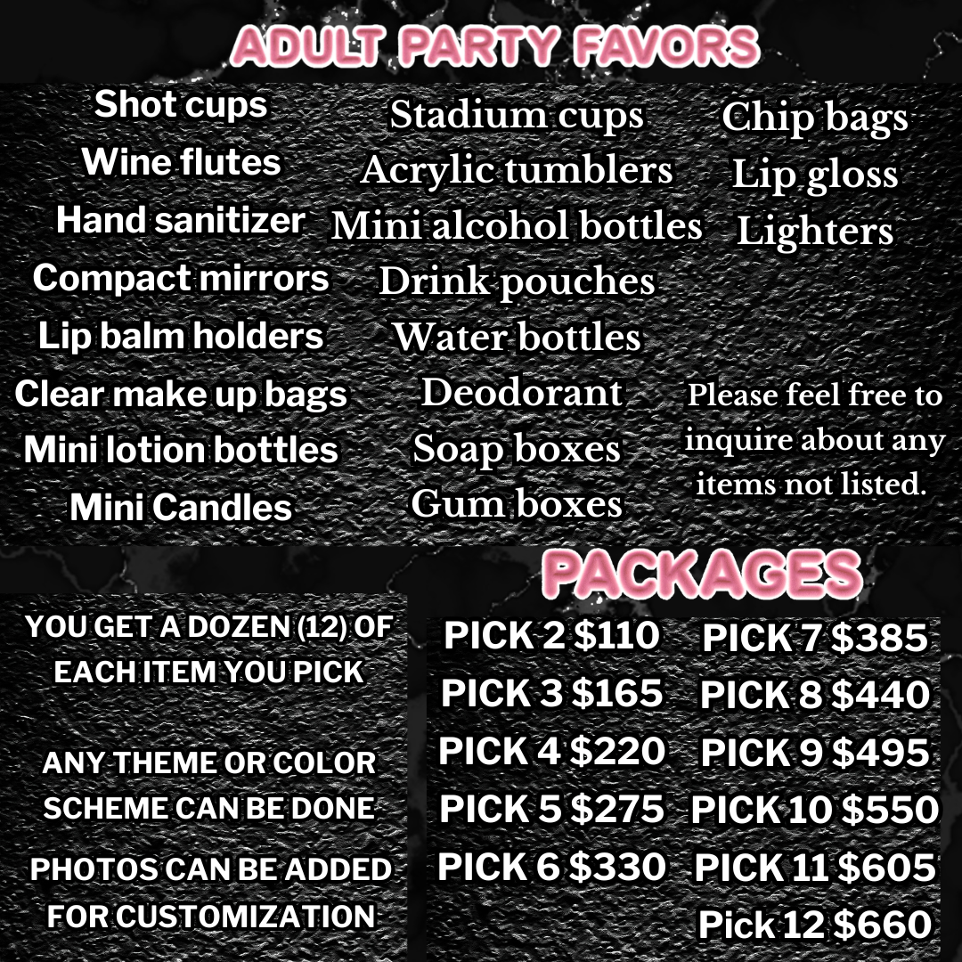 Adult Party Favors