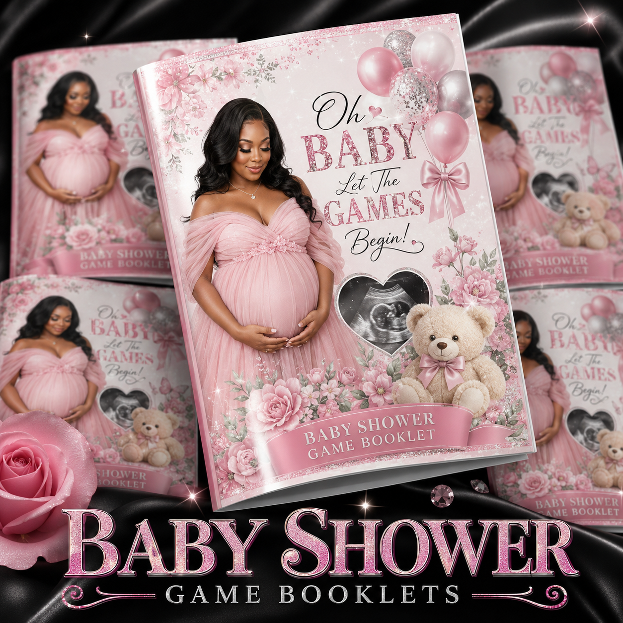 Baby shower game booklets