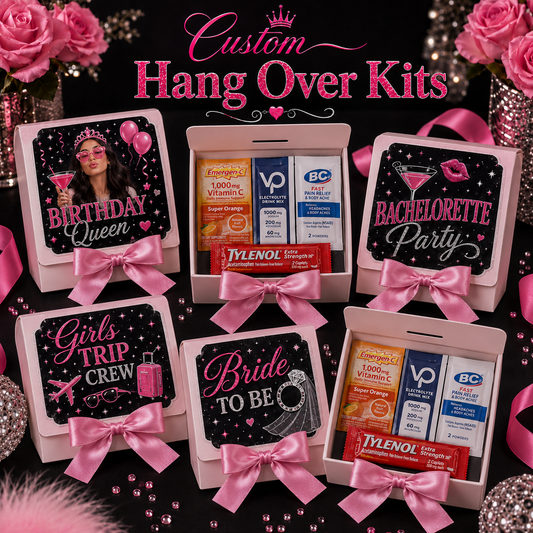 Custom hangover kits