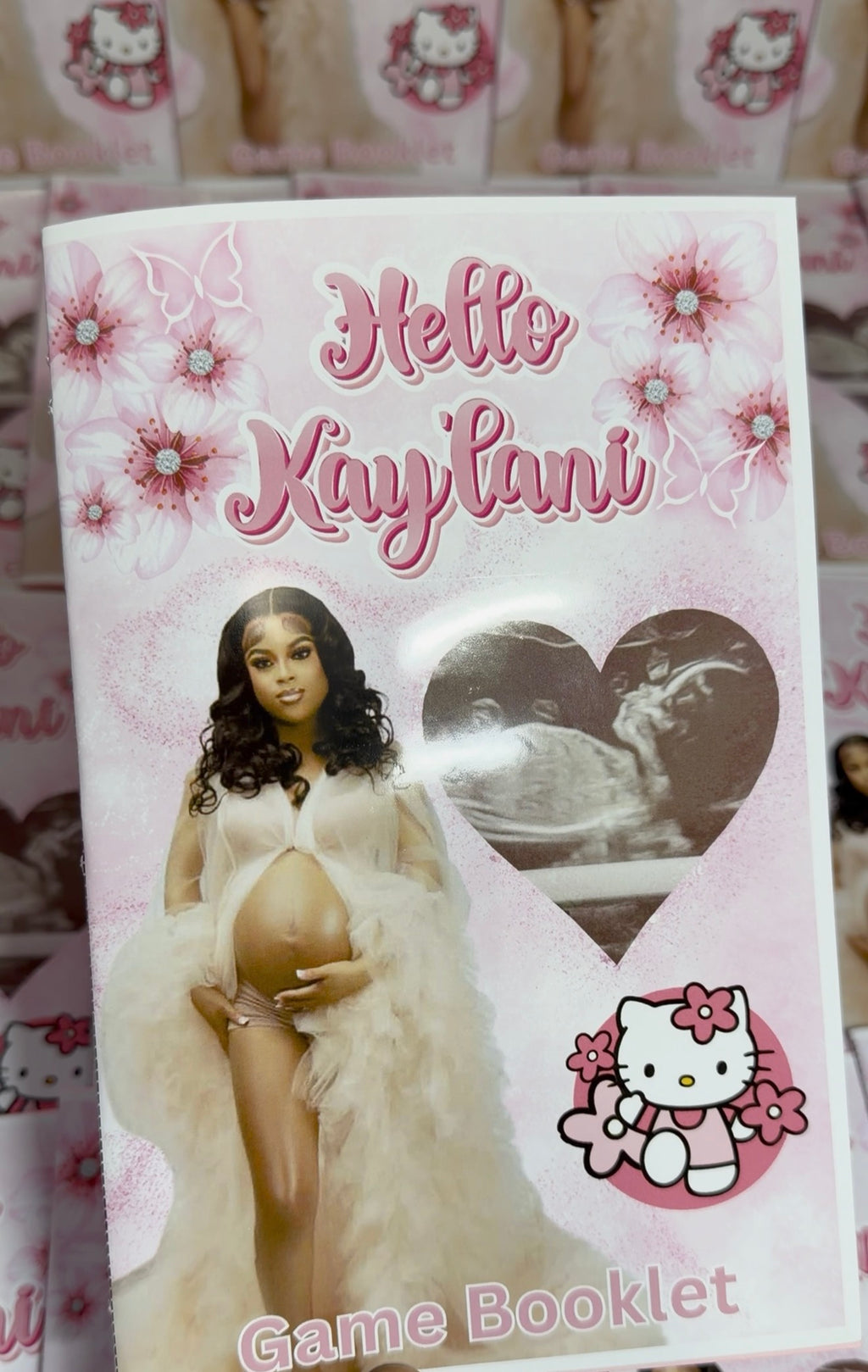 Baby shower game booklets