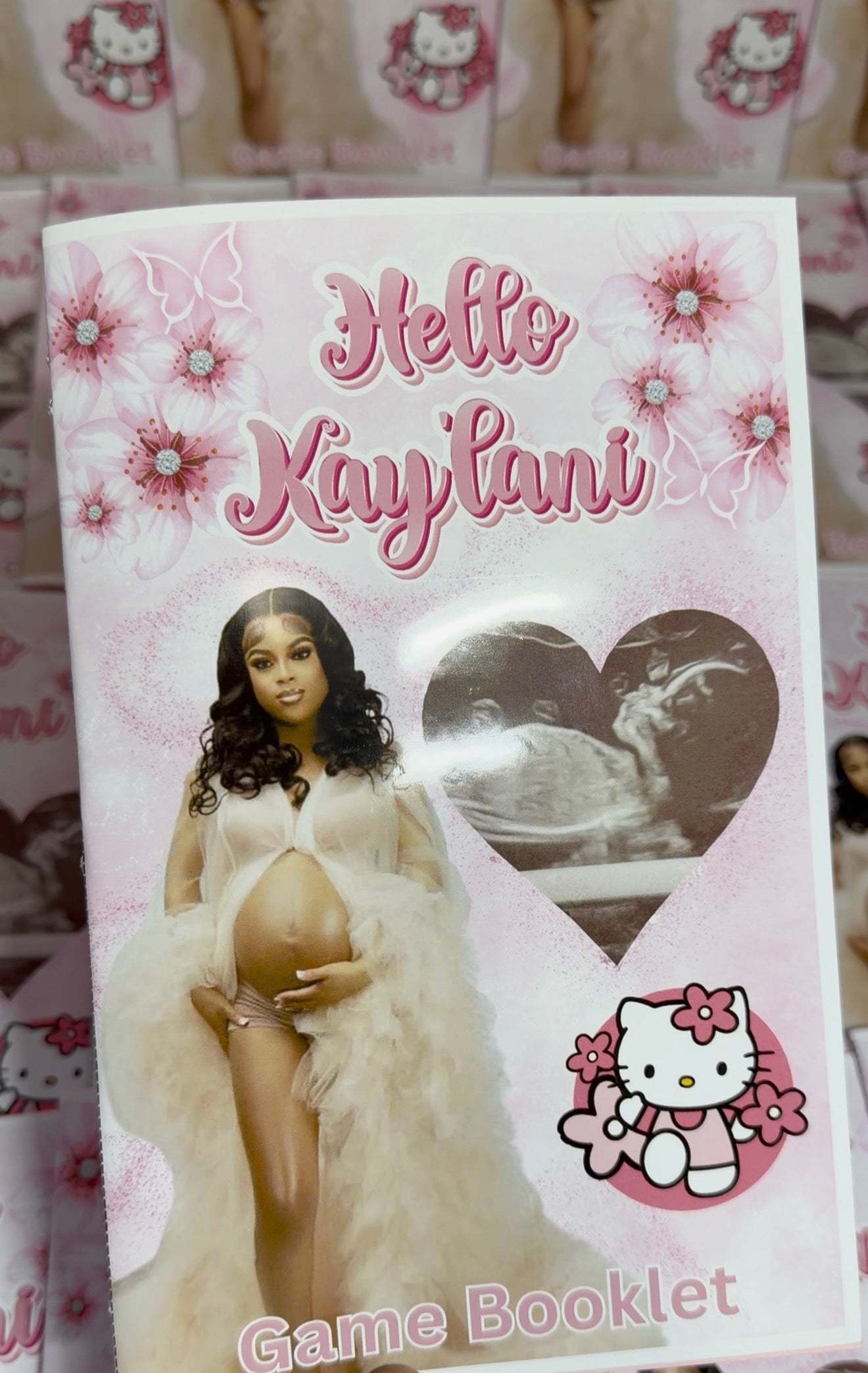 Baby shower game booklets