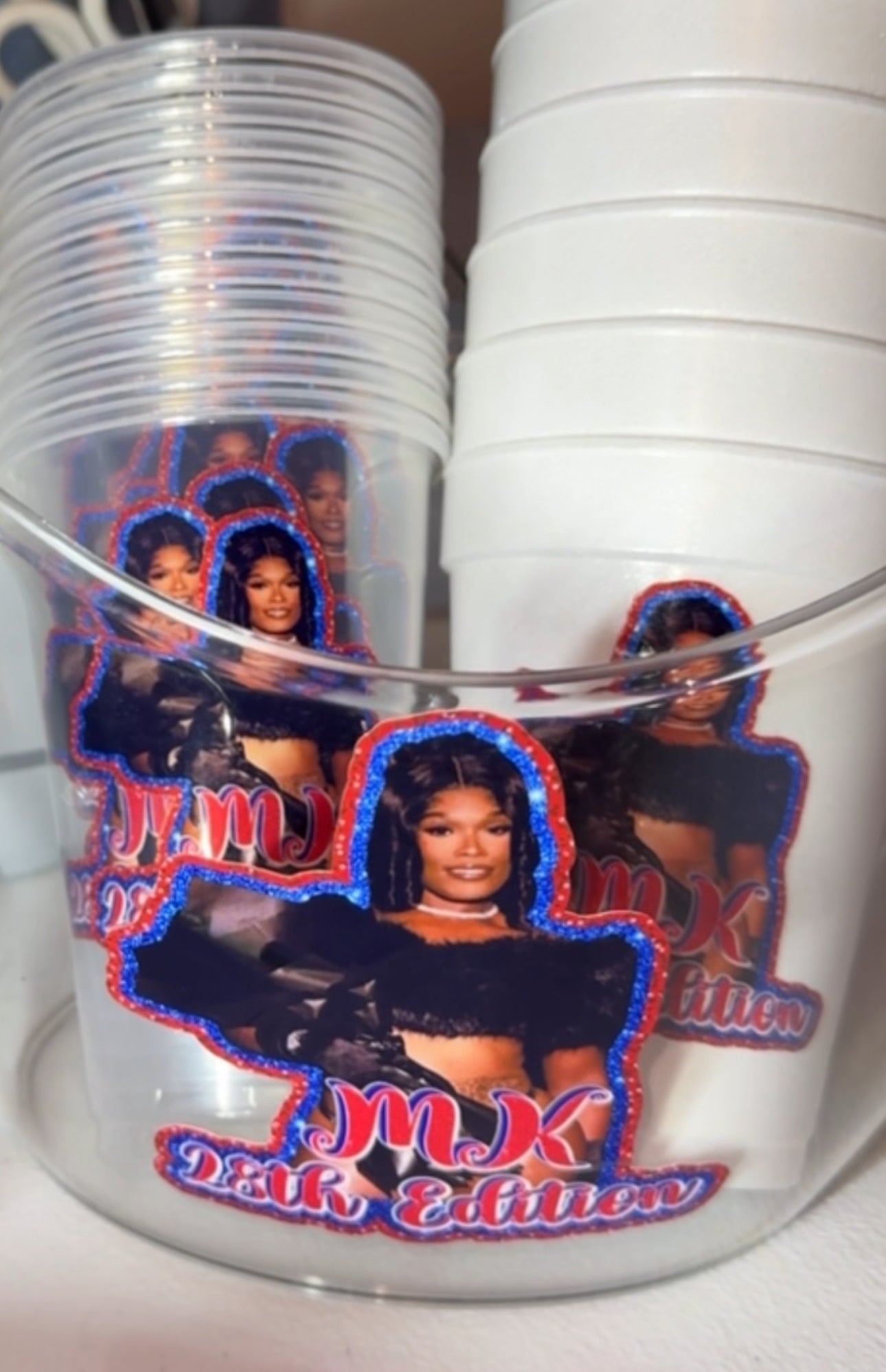 Custom styrofoam cups