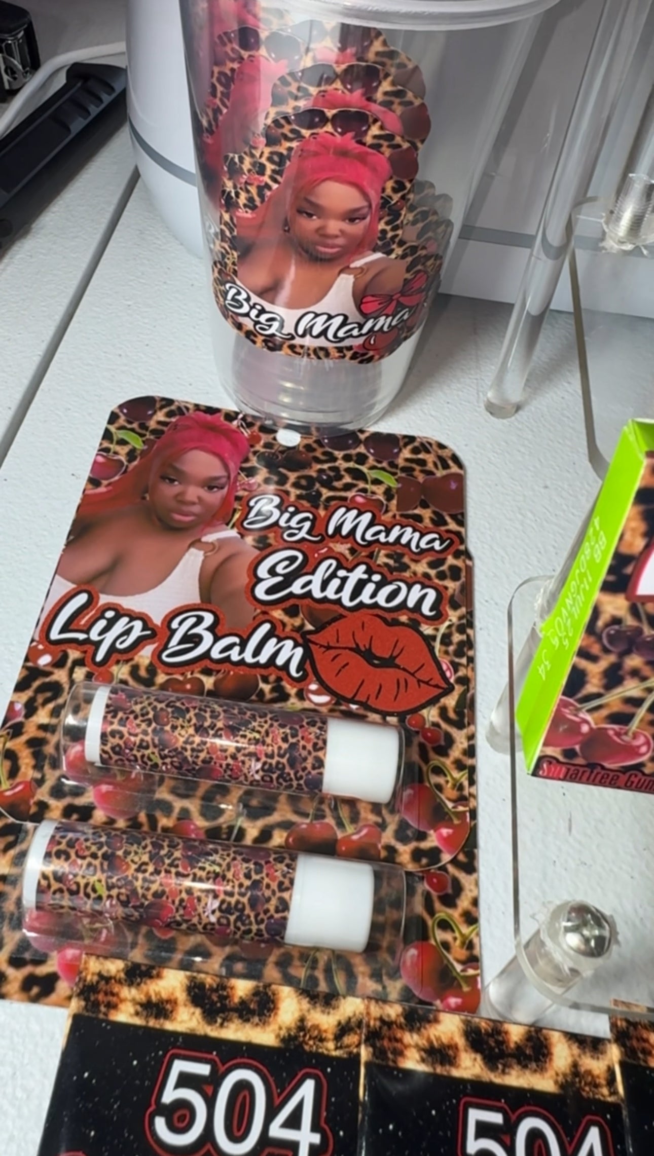 Lip balm holder