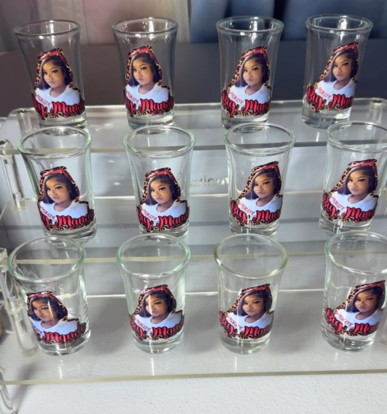 Custom shot glasses