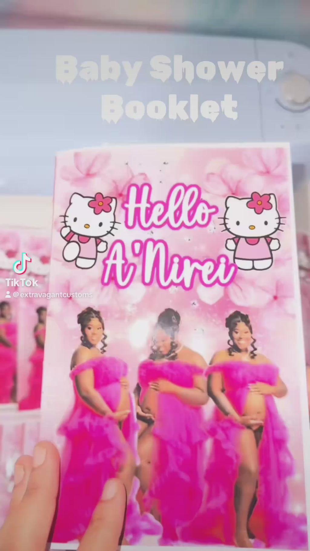 Baby shower game booklets